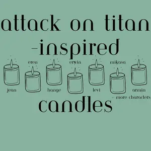 AOT-Inspired Candles