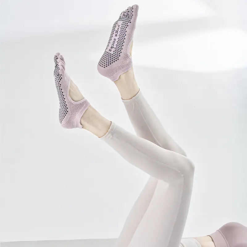 Purple pink [short five-finger] 2 pairs