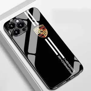 Porsche Design Tempered-Glass Phone Case Compatible with iPhone X, 11, 12, 13, 14, 15 & more