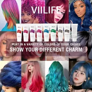 Viilife Color Lock Shampoo, 15 Days No Fading, Strong Color Retention, Moisturizing Dry Dyed Hair, 8 Colors Available, Nourishing