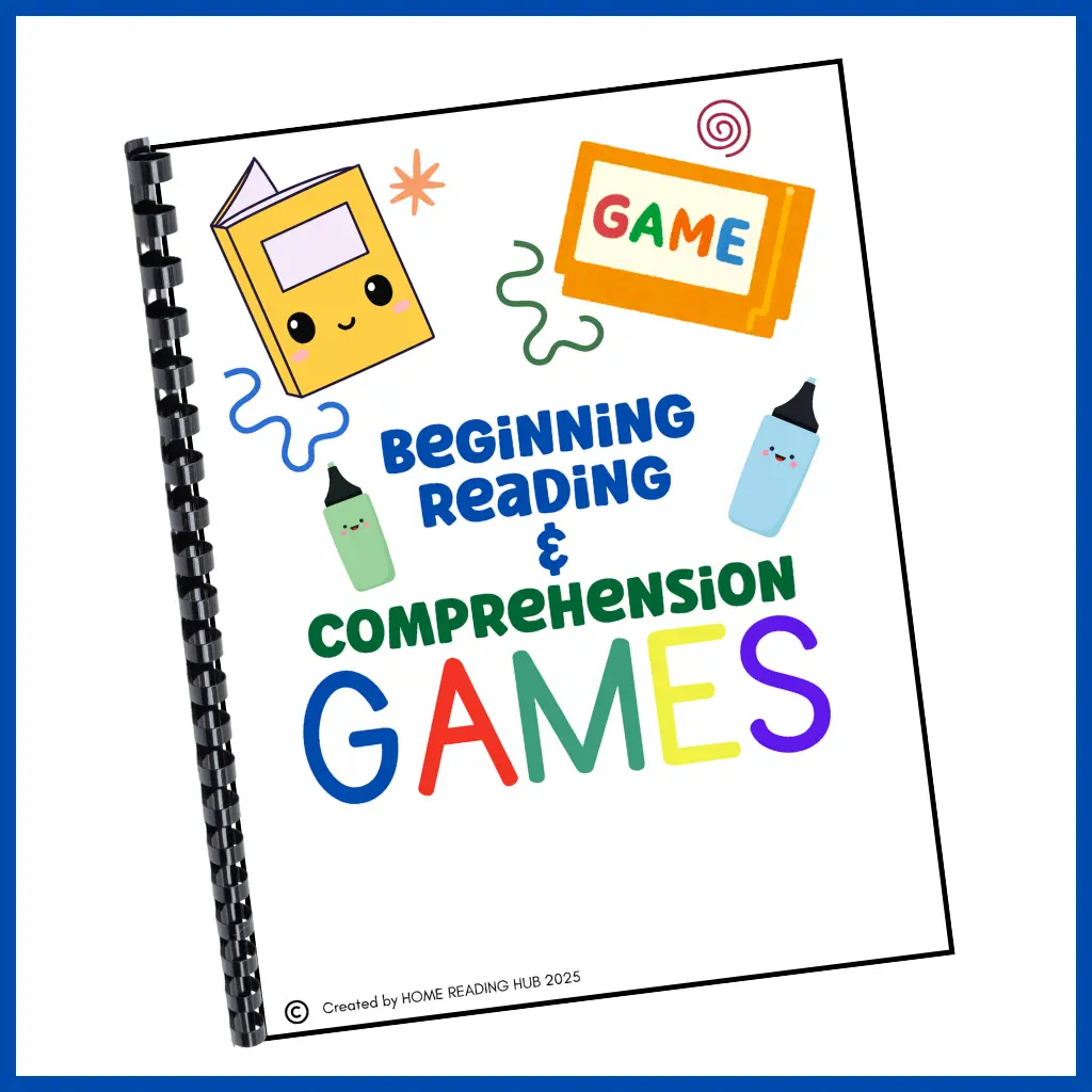 Reading Book for Beginners Games and Comprehension for the Beginner Reader Dry Erase Use Over and Over No Prep! Parents as educators, educators, teachers, anyone teaching early childhood reading skills Phonics skills special education esl