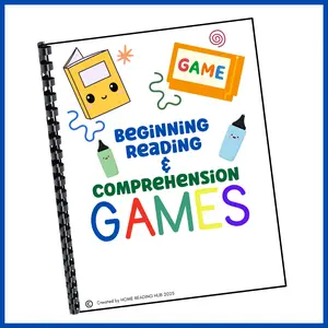 Reading Book for Beginners Games and Comprehension for the Beginner Reader Dry Erase Use Over and Over No Prep! Parents as educators, educators, teachers, anyone teaching early childhood reading skills Phonics skills special education esl