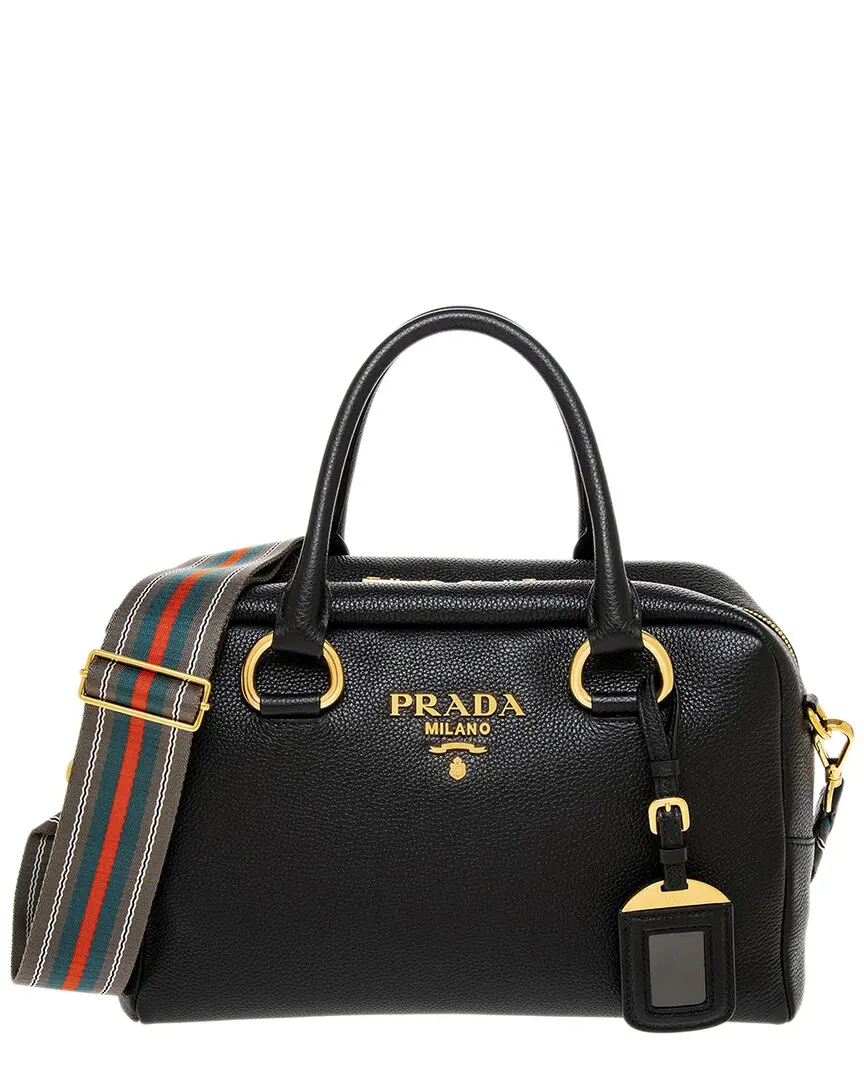 Prada Leather Boston Bag