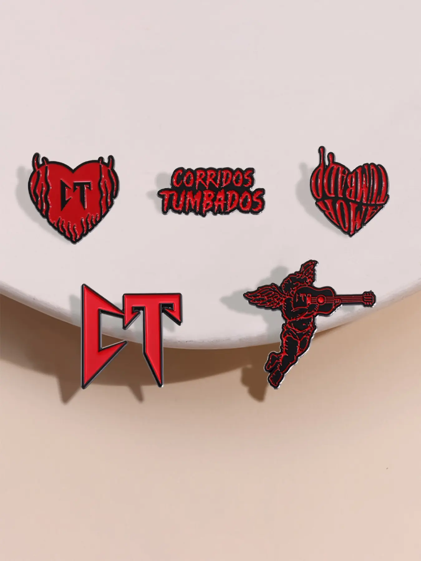 5 Piece Hat Pins Baseball Team Logo Badges, Cartoon Style Alloy Accessories, Fun Gift for Friends, Unisex Daily Wear, Clip, Alloy Brooch Pin, Brooch Set