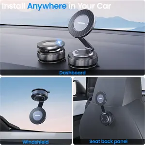 Magnetic Phone Holder for Car Vent 360 Adjustable Magnetic Car Phone Holder Mount， 360°Adjustable Magnetic Phone Holder for Car, Foldable Suction Cup Phone Mount, Phone Holders for Your Car for iPhone16/15/14/13/12 Series