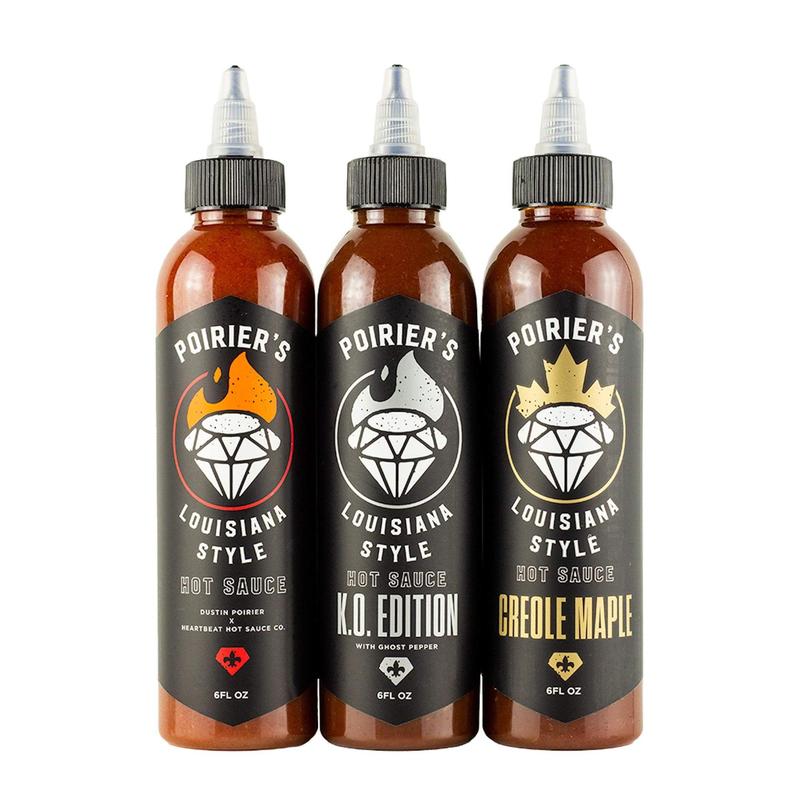 Poirier's Louisiana Style Hot Sauce Trio Pack | Dustin Poirier’s Louisiana Style