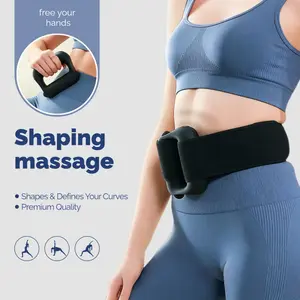 Wearable Fascia Ring Massager | On-the-Go Pain Relief for Office, Gym & Post-Workout Recovery | Adjustable Belt for All Body Types