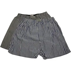 Pro Club Men's 2-Pack Classic Woven Boxer Short Trunks - Medium Weight Cotton Polyester Fabric with Soft Elastic Waistband for Everyday Comfort