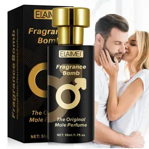 ELAIMEI Men's Perfume Bomb Seductive Perfume 50ml Fragrance Long Lasting Enhanced Scent Desire Cologne, New Cupid Romantic Fragrance Spray, Ultimate Woody Scent, Lasting Attraction and Enhanced Intimacy, Travel Perfume