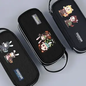 Ghost Destroyer Blade Peripheral Tanjiro Large Capacity Female Japanese ins Cartoon Pencil Case Pencil Case Stationery Box