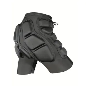 1pc Men's Snowboarding Compression Shorts, 3D Protection Padded Compression Shorts - Order One Size Up!, Movement Style, Movement Occasion, H Version, Spring, Summer, Autumn, Winter Outdoor