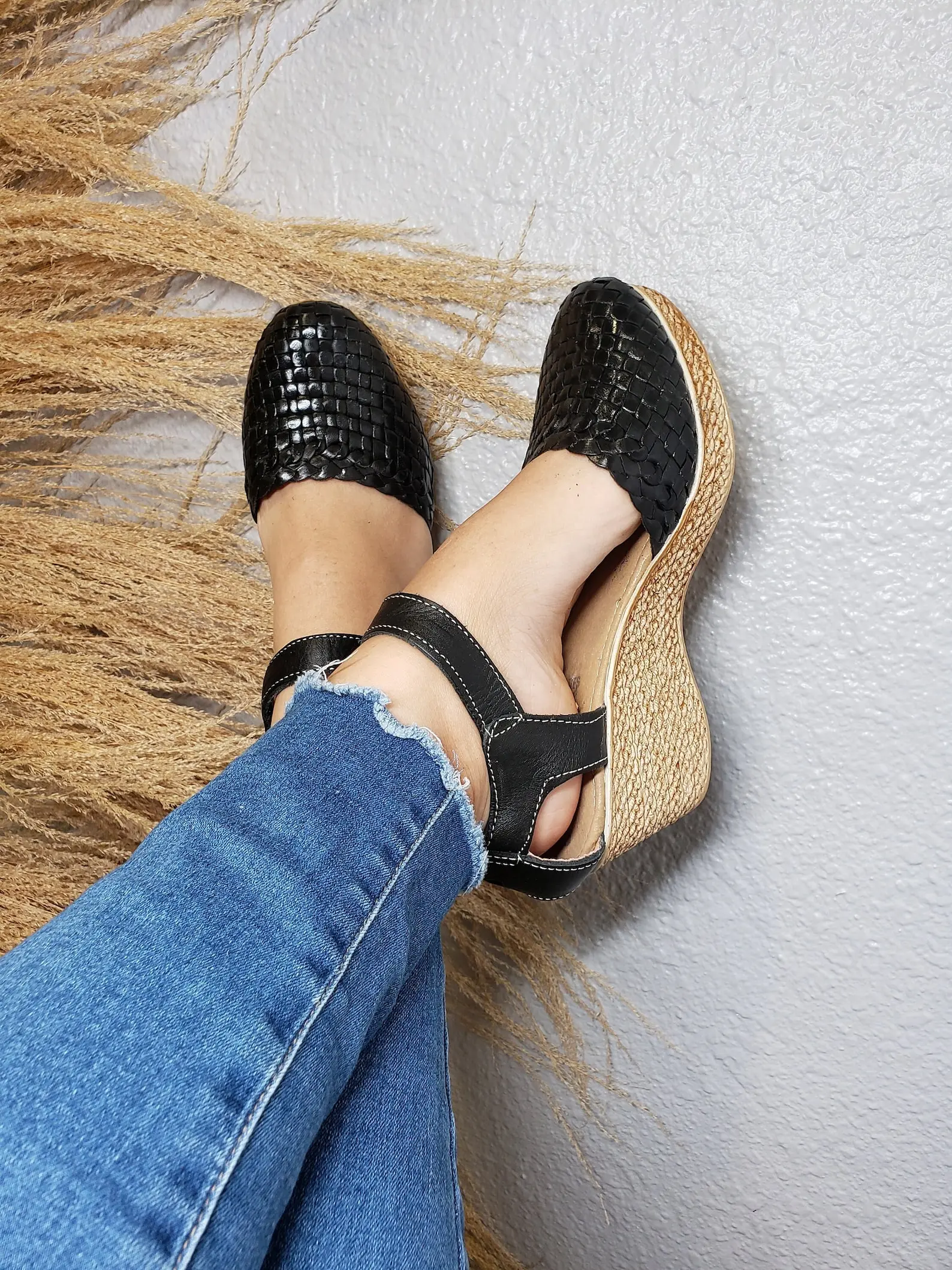 Lolis Mexican wedges/Mexican huarache//Mexican wedge sandal//Mexican heels//Huarache mexicano//Mexican sandal//Women's high heels