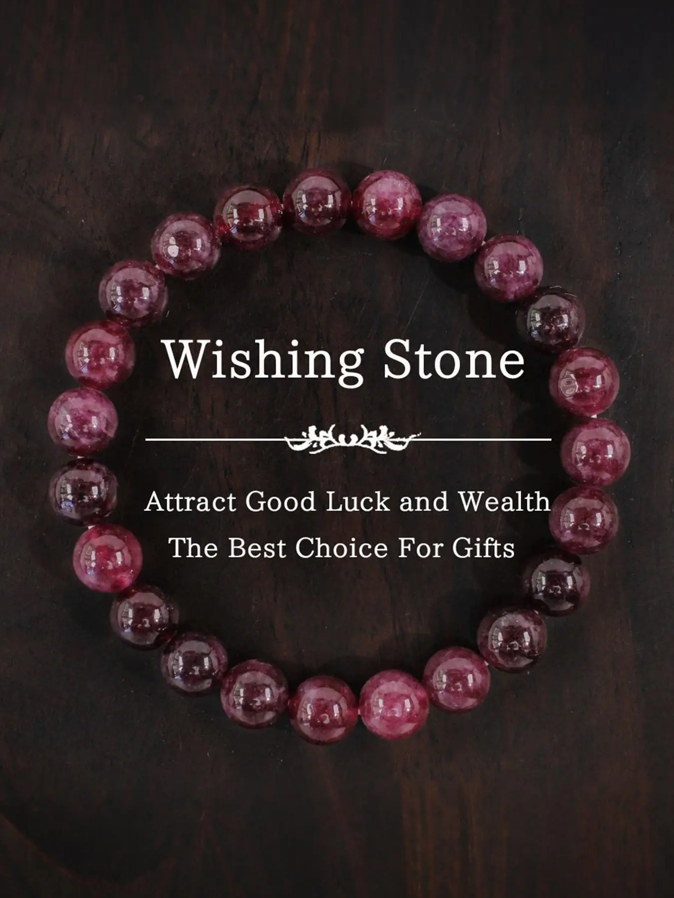 Garnet Stone Beaded Bracelet, Fashionable and Versatile Design Suitable for Wearing at Any Time, Gift for Friends