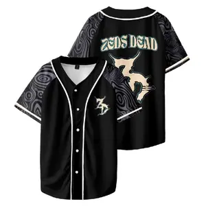 Zeds Dead Merch Baseball Jersey, Baseball Uniform Baseball Jersey Fro EDM, Custom Baseball Jersey Shirt, Baseball Jersey Uniform For Baseball Fans Baseball Lovers, Customize Name Baseball Jersey, Softball Game Day Shirt, jersey shirts