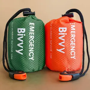 Outdoor emergency sleeping bag for emergency camping, hiking, mountain climbing, outdoor thermal insulation, and survival blanket