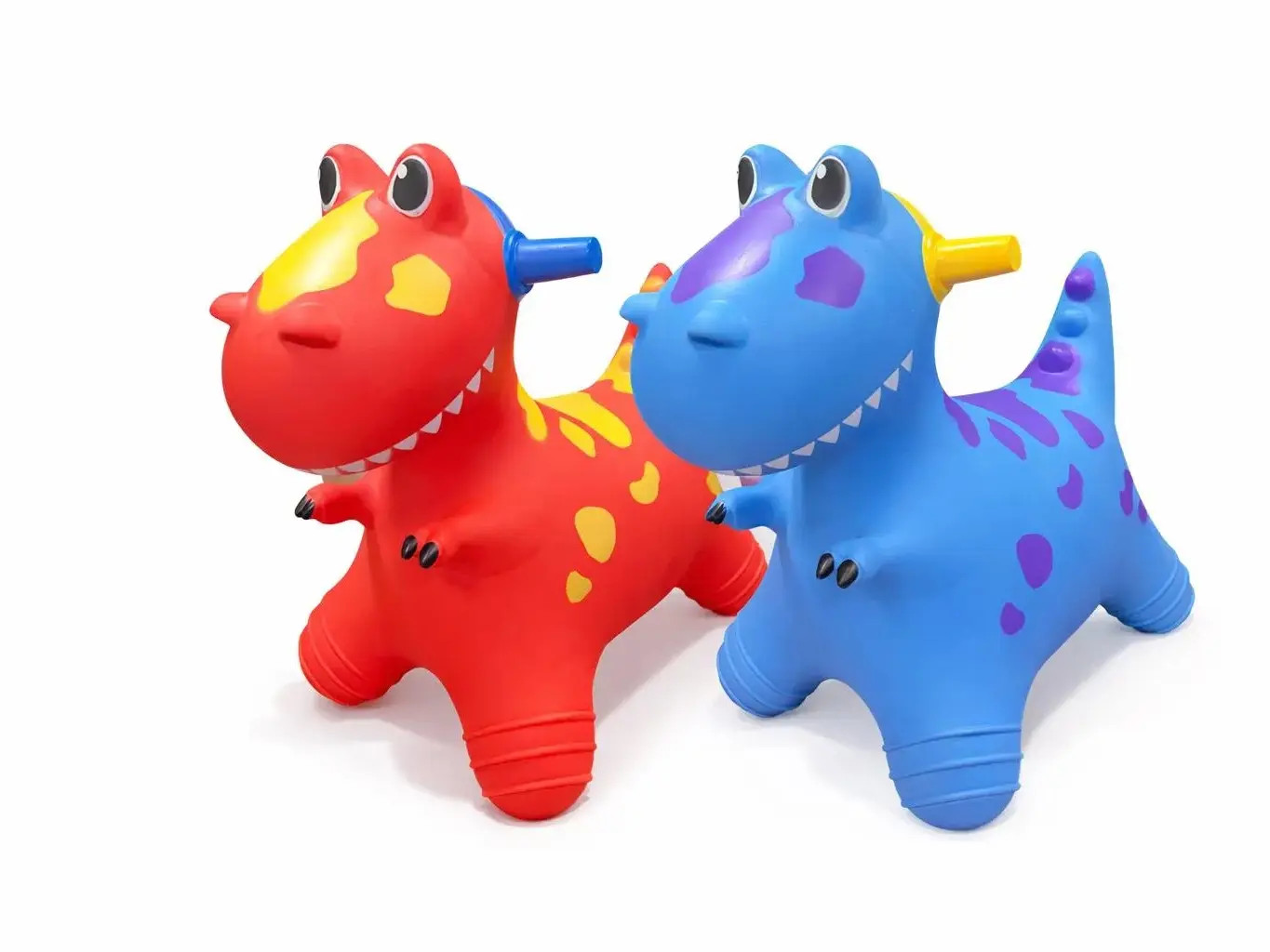 Soft Play Bouncy Dinosaur – Inflatable Ride-On Hopper for Toddlers