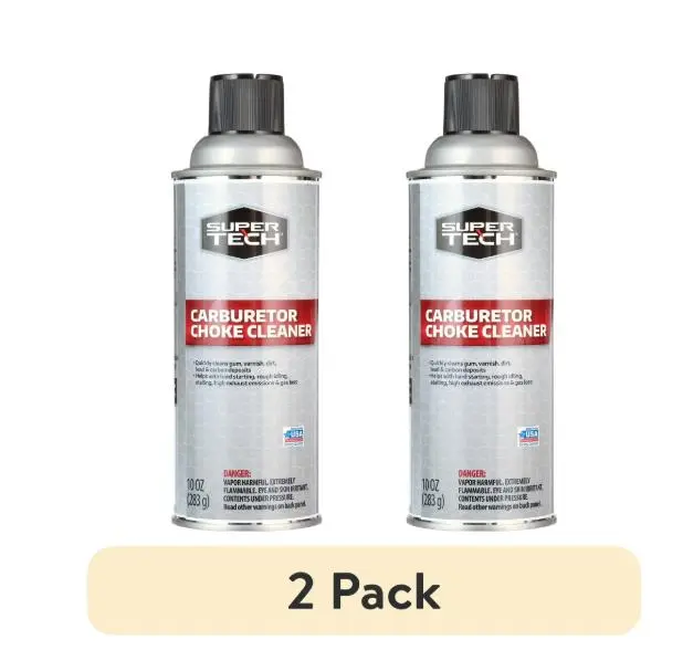 (2 pack) Super Tech Universal Carburetor Cleaner Universal — 10% VOC, 10 oz. 1 Pack