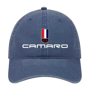 Chevy Camaro Vintage Washed Dad Hat, Classic Muscle Car Cap, Cotton Baseball Hat, Retro Racing Style Gift for Men Women USA Streetwear