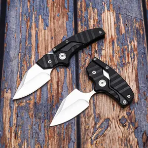 Convenient outdoor folding knife, camping, barbecue, hiking, holiday gifts