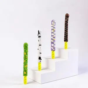4 pic Cute Biscuit Stick Set Taba Squishy toys Snack Style Slow-Rise Sticky Squeeze  Stress Relief Fidget
