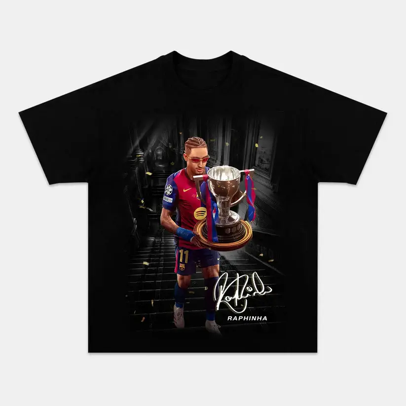 RAPHINHA 2025 T-Shirt, Unisex Streetwear for Men & Women, Sport Shirt Menswear Womenswear