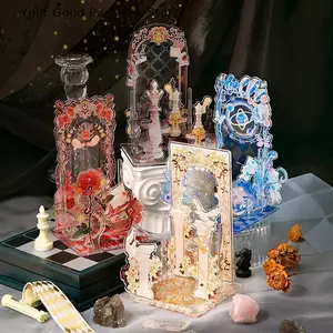 Creative Acrylic Standing Display Stand Ornaments Romantic Background Board Cartoon Anime Badge Display Desktop Accessories Gift