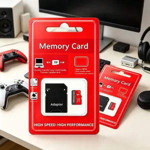 SD Card for Surveillance Cameras, 1TB Durable Micro TF SD Cards for Car Audio, MicroSDXC Card for Mobile Phones, 2 Sets SD Memory Card for Dash Cams, Micro SD Card with Adapter for PC & Secure Storage
