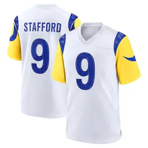 Matthew Stafford LA Rams White Game Player Jersey - White