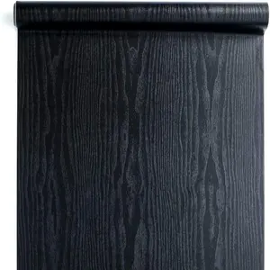 Wood Grain Pattern Self Adhesive Wallpaper, Textured Wall Paper, Removable Wall Sticker, Decorative Sticker for Furniture & Home Decor, Perfect for Cabinet & Wall, Waterproof Wallpaper
