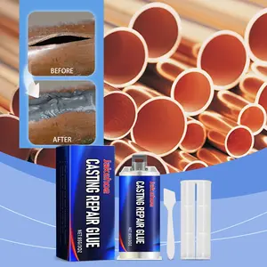 Heavy-Duty Metal Epoxy Putty - Bonds Iron, Steel & Aluminum Permanently, High Temp Cast Repair, 5-Minute Cold Welding Kit, Ideal for Engine Parts