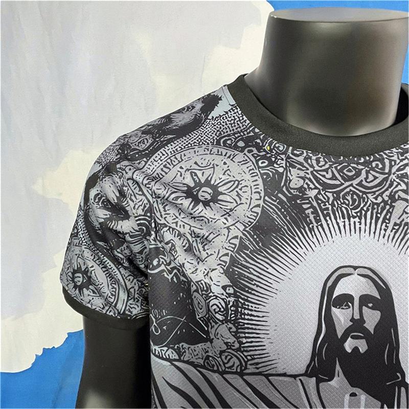 24 25 Brazil Rio De Janeiro City Jersey Jesus Statue National Team Short Sleeve Training Jersey 10 Neymar JR Football Jersey Does not apply