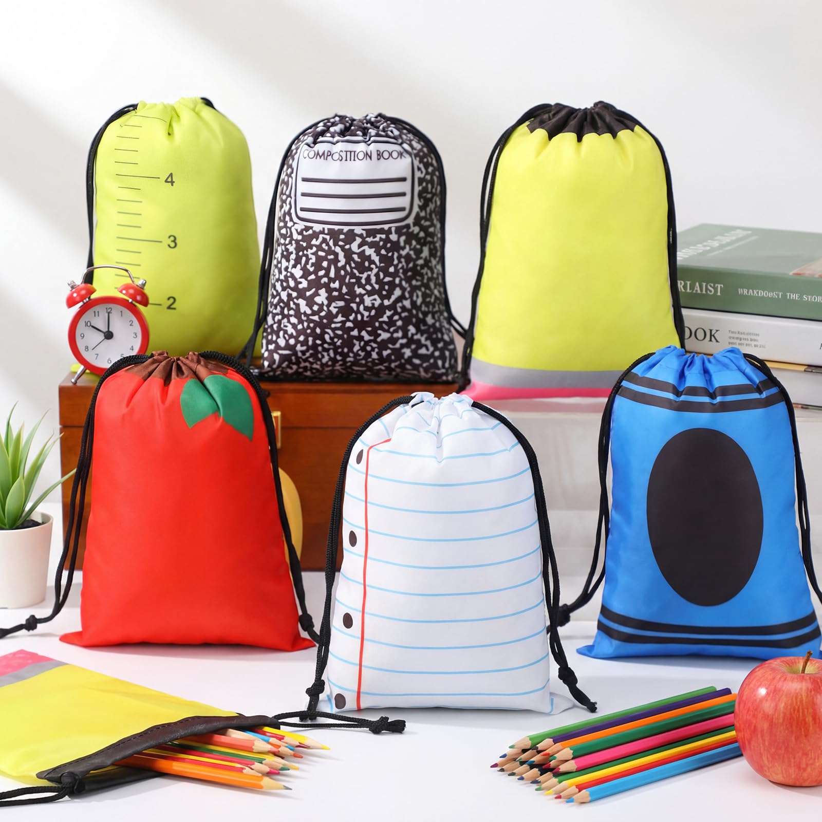 24 Pcs Graduation Gift Bag 10 x 7 Inch Crayon Drawstring Backpack Teacher Appreciation Week Favor Bulk Preschool Graduation Goodie Bag for Kindergarten Teacher Student,Birthday Supply Back to School Party Decoration,Classroom Gift Exchange 24 Pcs Graduation Gift Bag 10 x 7 Inch Crayon Drawstring Backpack Teacher Appreciation Week Favor Bulk Preschool Graduation Goodie Bag for Kindergarten Teacher Student,Birthday Supply Back to School Party Decoration,Classroom Gift Exchange