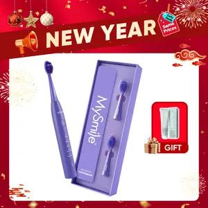 MySmile Essential Sonic Electric Toothbrush - 45,000 VPM Motor, 5 Modes & 3 Brush Heads (Free nHA Toothpaste Gift)