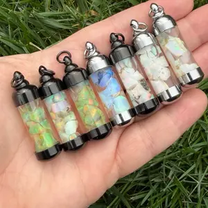 Ethiopian Water Opal Necklace - Unique Design, Soothing Colors, Ideal for Everyday Wear