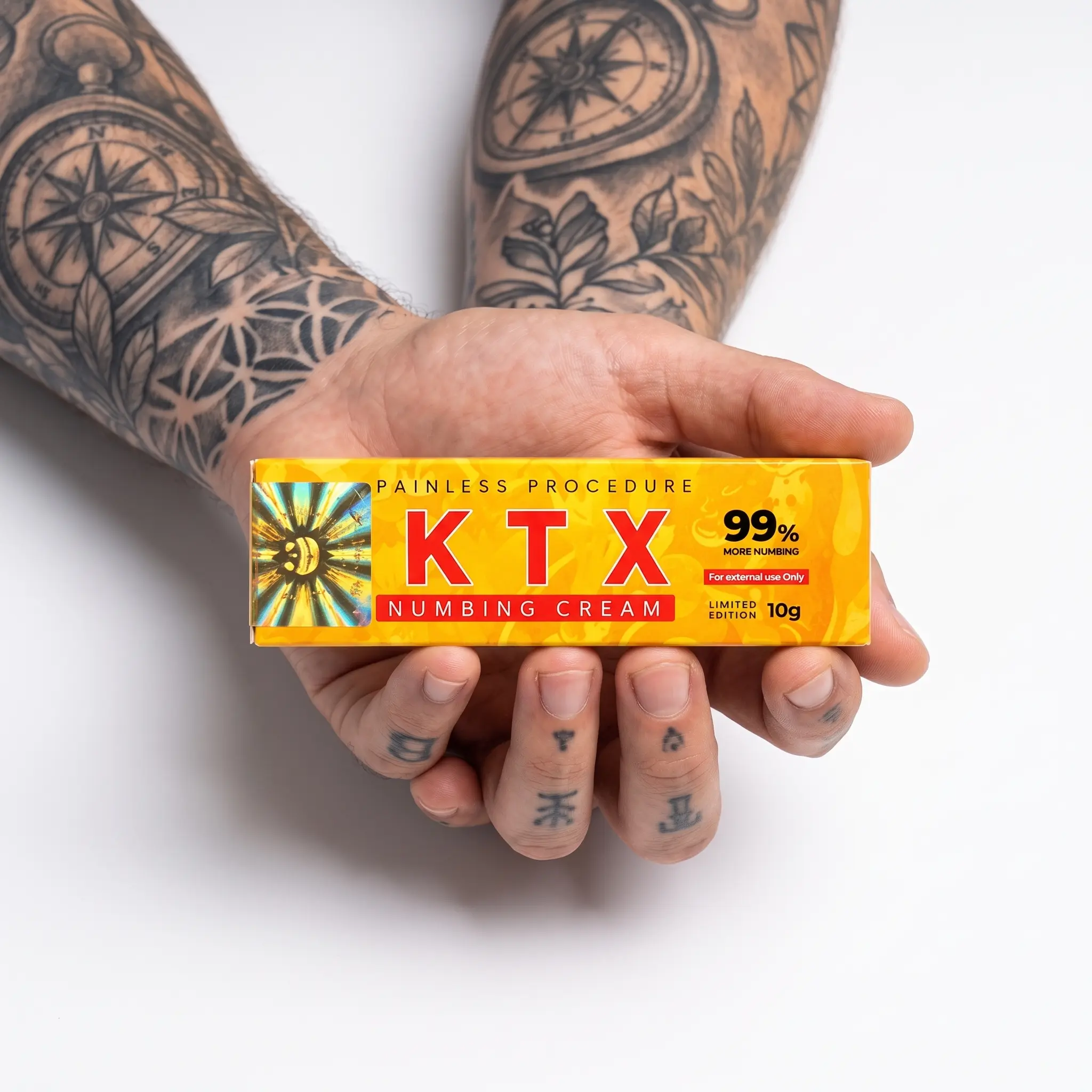 T-K-T-X Tattoo Numbing Cream 10g – Up to 6 Hours Pain Relief for Tattoo Sessions