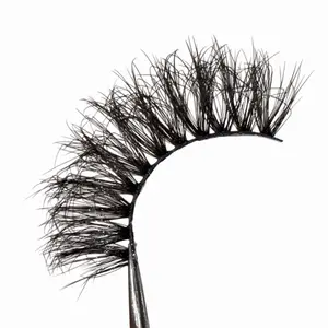 Ring Leader 18mm Fluffy Wispy Faux Mink Lashes High Quality Reusable 1 Pair False Strip Eyelashes Makeup Cosmetic
