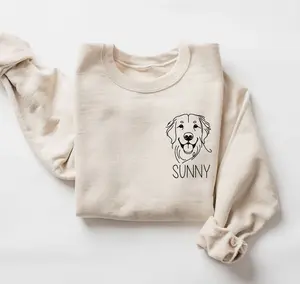 OneOfOne - Custom Golden Retriever Sweatshirt, Dog Name Personalized Sweatshirt, Dog Lover Gift, Dog Mom Sweater, Retriever Owner Sweater, Dog Gift