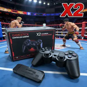 Game Console with 9 Classic Emulators, 4K HDMI Output, Plug-And-Play Video Game Stick, over 20000 Games, 2.4g Wireless Controller