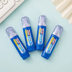 4-Pack Correction Fluid White Out - Quick Drying Smudge Proof Non Toxic for Paper Office School Supplies