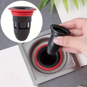 3pcs Kitchen and Bathroom Drain Odor Eliminator Seal, Anti-Odor Silicone Cover for Toilets and Drains, Durable Waterproof Design, Bathroom Accessory
