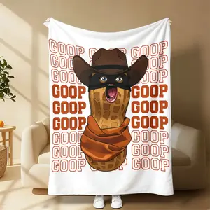 Countdown Sale! Arc Raiders The Burnt Peanut Goop Meme Blanket Lightweight Throw Blanket F Super Soft Blanket for All-Season Travel Camping Home Rug A warm nap blanket Suitable for giving as gifts to friends, parents and chi