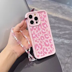 Two-Piece Set Butterfly Phone Strap and TPU Shockproof Case Cover, Compatible with iPhone 6-16 Pro Max, High Bamboo Material, Non-Sensitive Goods