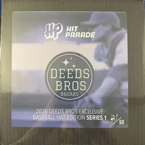 (Division) Baseball Hat Break - 2025 Hit Parade DeedsBros Autographed Baseball Hat Memorabilia Break. 1 Box per Break. Pick your own team(s)