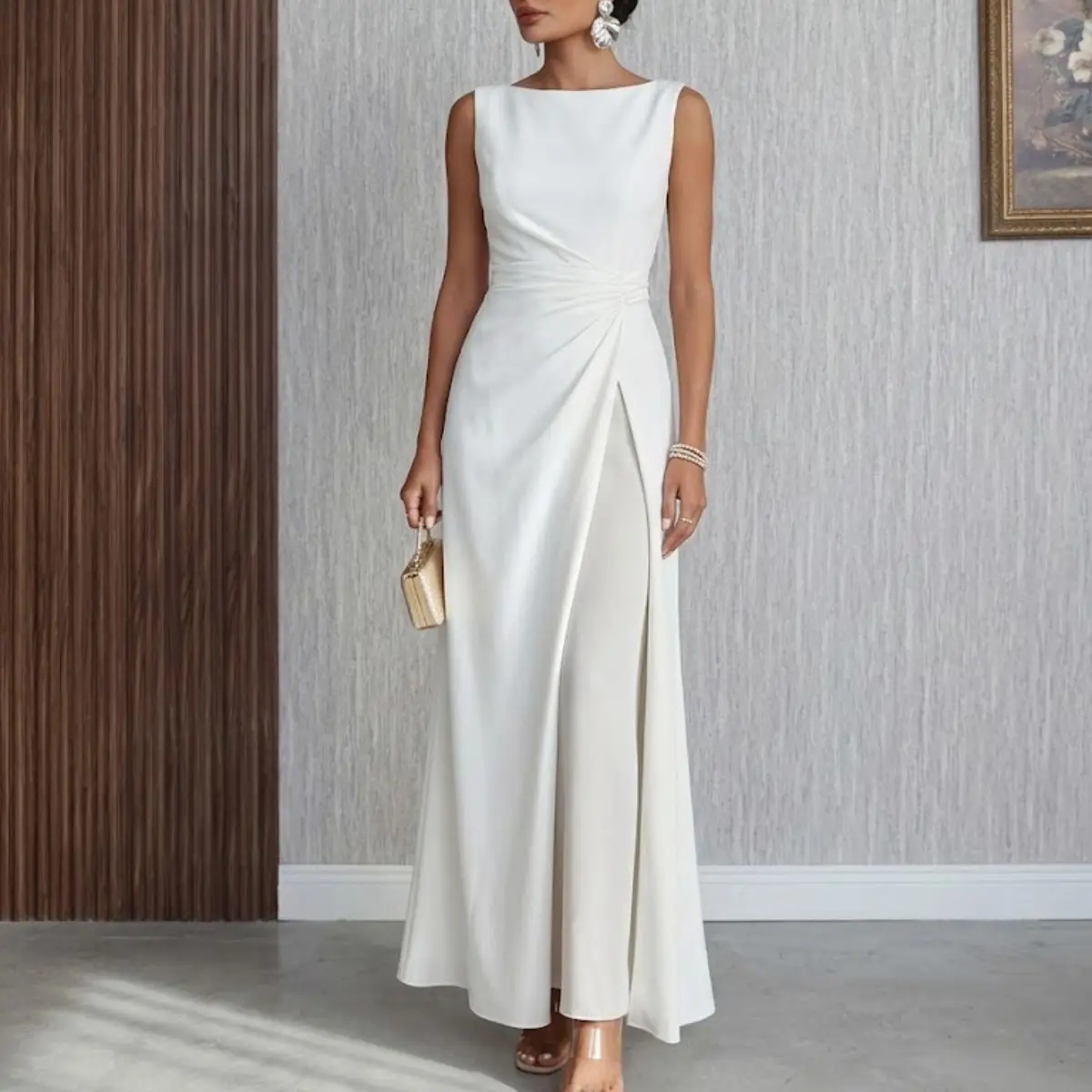 debutante ivory moire satin midi dress - TikTok Shop debutante ivory moire satin midi dress - TikTok Shop