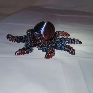 Tricolor Skeleton Octopus STLFLIX