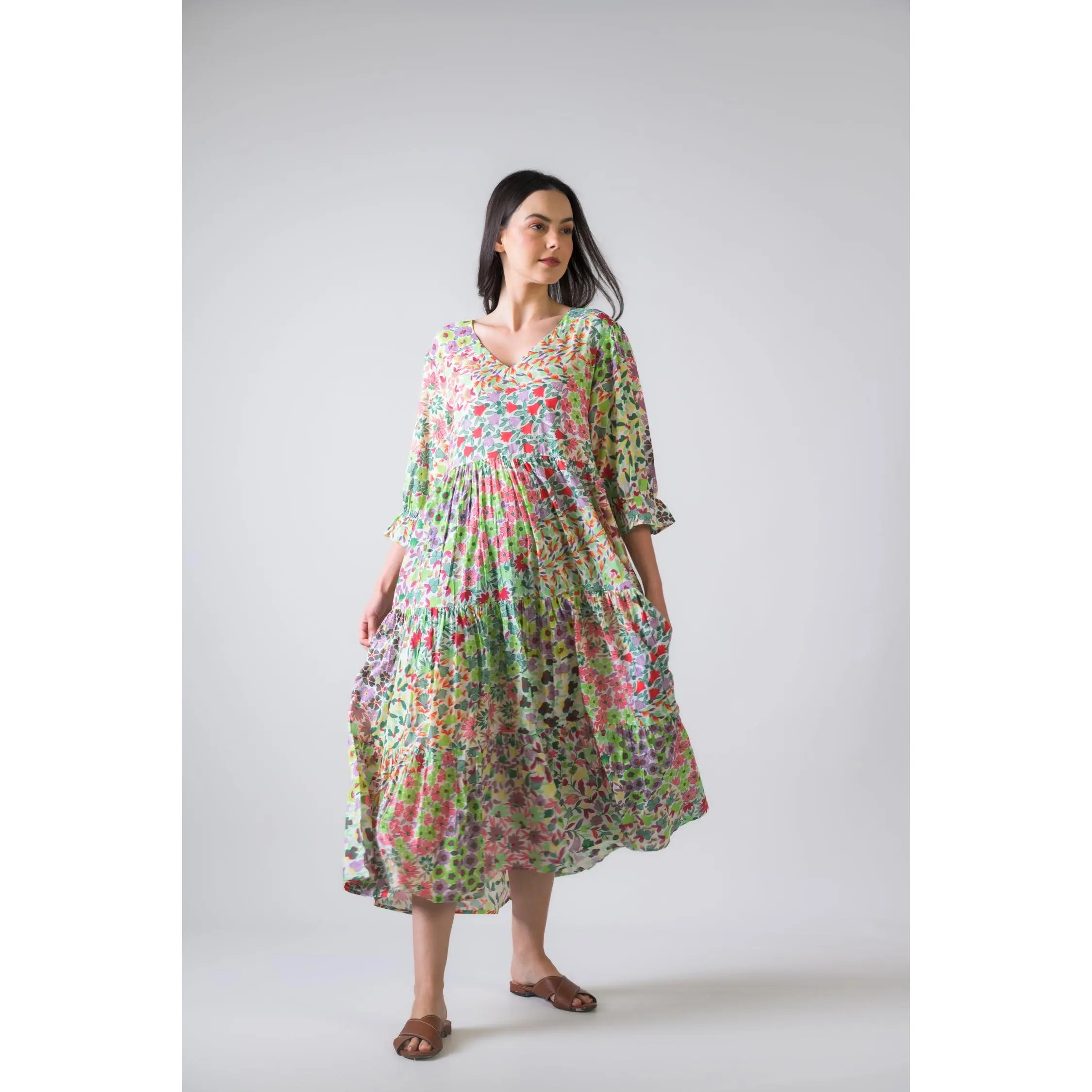 Rhea Flower Garden Bouffant Dress