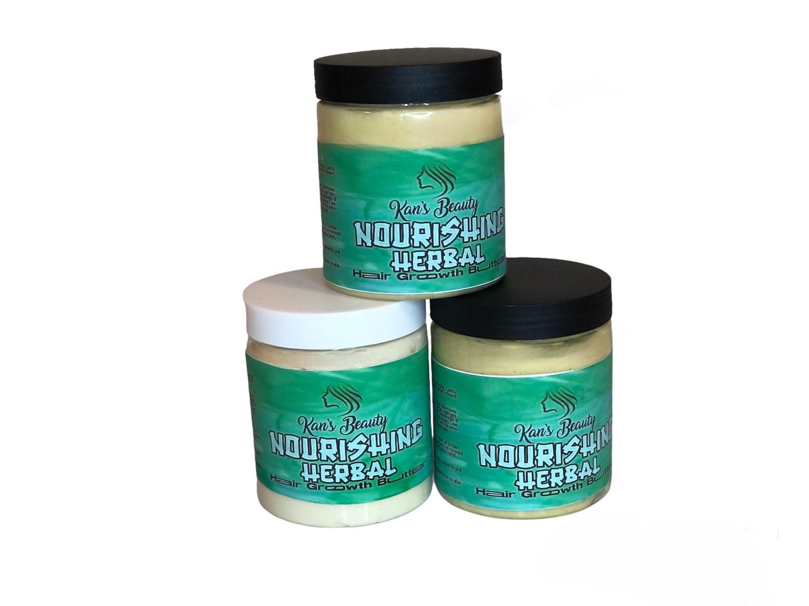 Kan's Beauty Organic Hair Growth Butter for All Hair Types - Prevents Dandruff, Hair Fall, and Itchy Scalp
