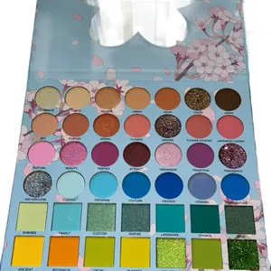 Cherry Blossom Eyeshadow Palette for Makeup - Cosmetic eye shadow shadow palette pallets color