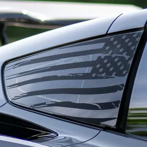 Flag fits Corvette C7 American Flag, vinyl decal sticker pair, EVdecals, Everything Vinyl