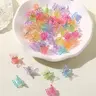 Mixed Color Butterfly Design Mini Hair Claws, Claw Clip Pack, Cute Hair Clips, Decorative Hair Clips, Elegant Hair Accessories for Women & Girls, Fashion Hair Accessories for Party, Daily Clothing Decor